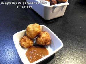 Recette Croquettes de pommes de terre et tapioca