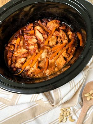 Recette Poulet aux noix de cajou à la mijoteuse