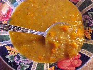 Recette Savoureuse soupe aux pois