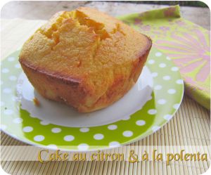 Recette Cake au citron & à la polenta