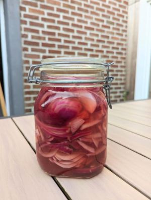Recette Pickles d’oignons rouges