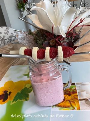 Recette Smoothie velouté à la framboise
