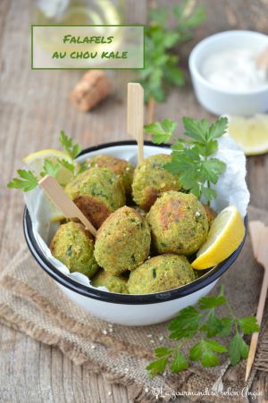 Recette Falafels au chou kale #vegan #sans gluten