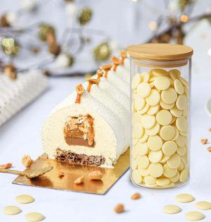 Recette Meilleur chocolat blanc pour vos bûches de Noël et entremets