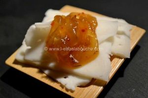 Recette Bouchées De Tomme De Chèvre Et Confiture d'Oignons