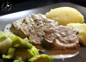 Recette Filet Mignon de Porc, Sauce Crémeuse au Cidre