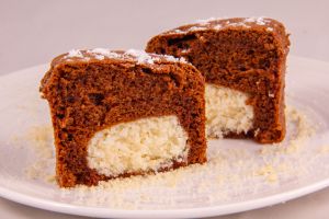 Recette Champi Chocococo (muffins chocolat fourrés noix de coco)