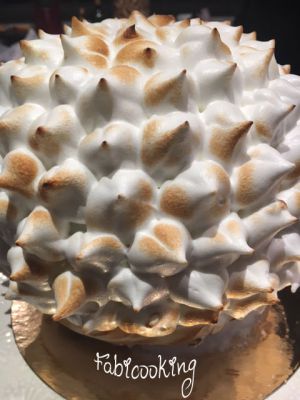 Recette Bombe Alaska noix de pécan et chocolat