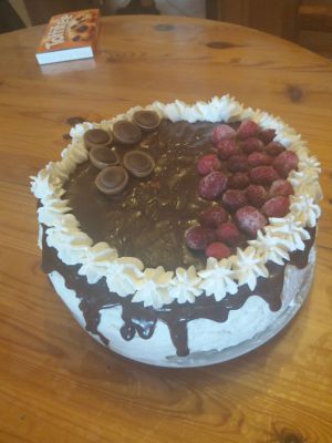Recette Layer cake chocolat vanille framboises