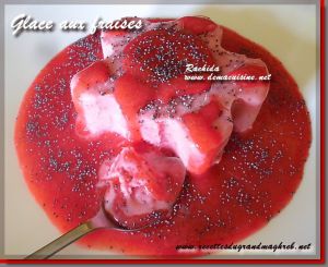 Recette Glace aux fraises