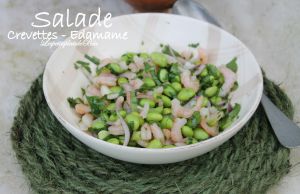 Recette Salade aux crevettes et edamame