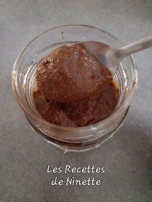 Recette Beurre de noisettes au chocolat