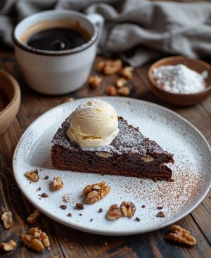 Recette Gâteau chocolat et aux noix : Recette facile et savoureuse