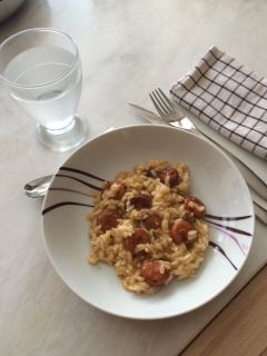 Recette Risotto crémeux au chorizo