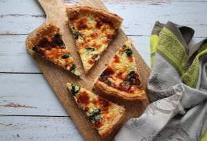 Recette Quiche au saumon fumé, épinards et cottage cheese