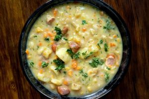 Recette Soupe rustique de pommes de terre