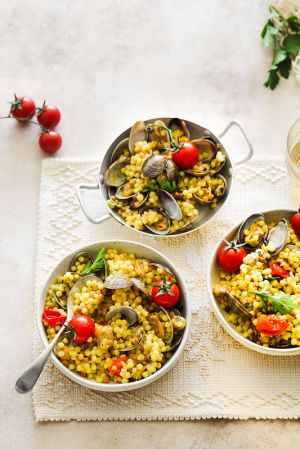 Recette Fregola aux vongole comme en Sardaigne