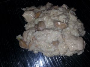 Recette Poulet_ riz et leur sauce aux champignons COOKEO