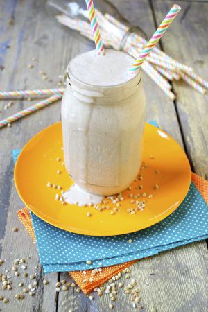 Recette Milkshake sarrasin banane #raw #vegan