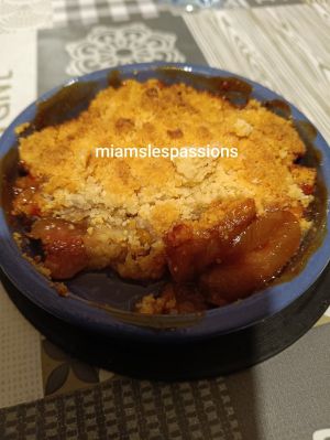 Recette Crumble aux figues fraîches miel