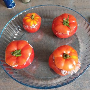 Recette Tomates farcies du jardin