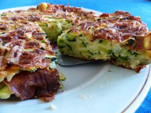 Recette Gâteau invisible aux courgettes