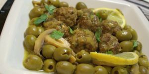Recette Tajine de viande hachée aux olives