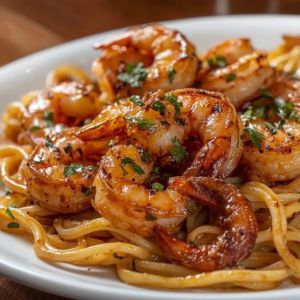 Recette Découvrez Comment Préparer des Linguine aux Crevettes Sautées à l’Ail et au Citron en Seulement 30 Minutes!