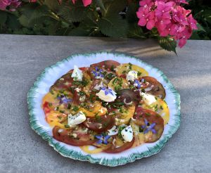 Recette Carpaccio de tomates