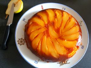 Recette Gâteau caramélisé aux poires