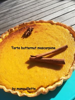 Recette Tarte butternut mascarpone
