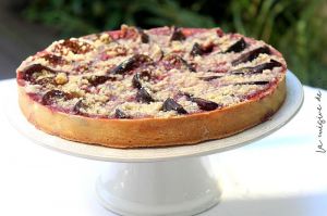 Recette Tarte aux Figues et Noix façon Crumble