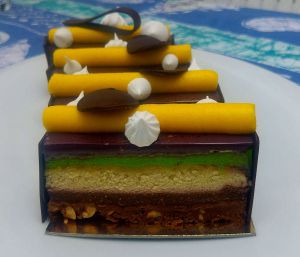 Recette Entremet Figue noisette pistache citron