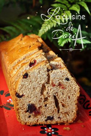 Recette Pain d'épices aux cranberries