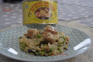 Recette Risotto au Saint Jacques confites