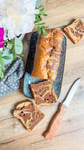 Recette Cake marbré savane healthy