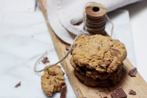 Recette Cookies aux graines de chia et sucre de coco (sans oeuf)