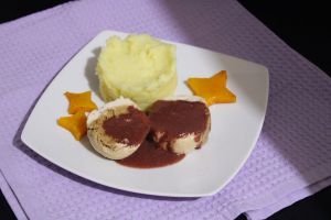 Recette Ballotines de poulet sauce au Porto rouge