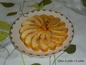 Recette Gâteau de pomme à la polenta