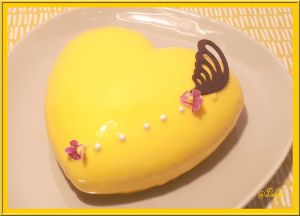 Recette Entremets mousse Citron et Insert à la Fraise