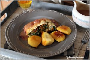 Recette Noel végan : veggie wellington et sa sauce au cidre et à l'oignon