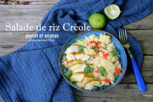 Recette Salade de riz créole au poulet et à l'ananas