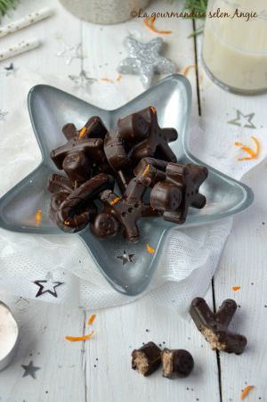 Recette Chocolats crus à l'amande & à l'orange #Noël vegan