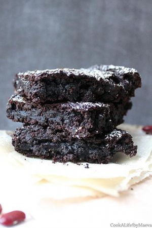 Recette Brownies aux haricots rouges et piment d'Espelette (sans gluten, option vegan)