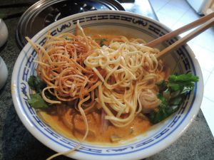 Recette Soupe thaie khao soi