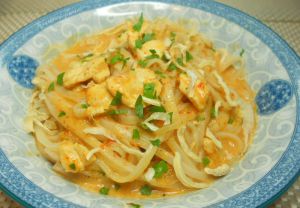 Recette Soupe laksa au poulet