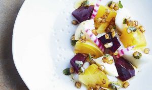 Recette Betteraves en salade aux poires et au comté