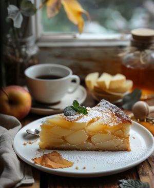 Recette Gâteau aux pommes et amande : Recette facile et savoureuse