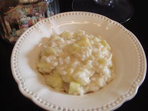 Recette Risotto aux courgettes et à la crème au chèvre