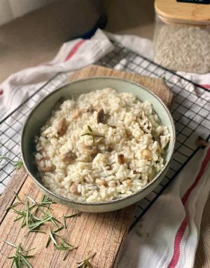 Recette Risotto aux champignons et thym frais